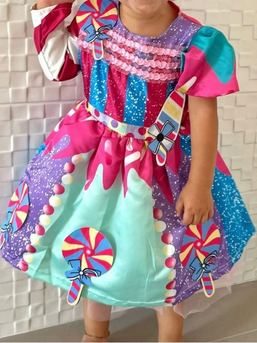 Rainbow Candy Princess Costume Dress Size Medium Sweet Candy Halloween Costume
